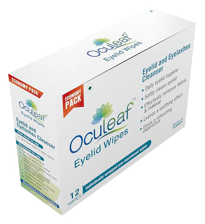 Waypham Oculeaf Eyelid Wipes - 12 Wipes