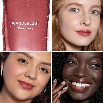 ILIA - Balmy Tint Hydrating Lip Balm (Wanderlust) | Moisturizing Lip Color | Sheer, Buildable Tint + Soft Shine | Nourishing Lip Care Ingredients | Clean & Cruelty-Free
