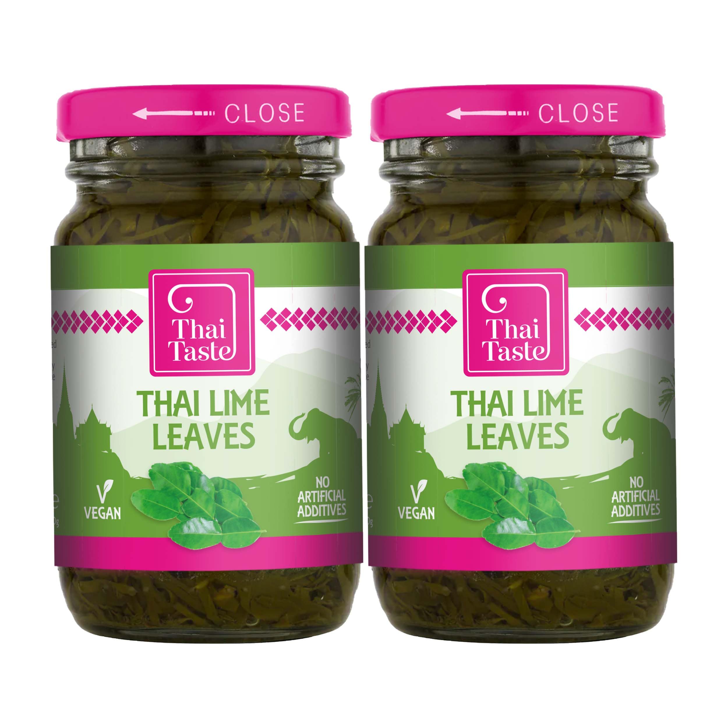Thai Taste Thai Makrut Lime Leaves 114g - Pack of 2