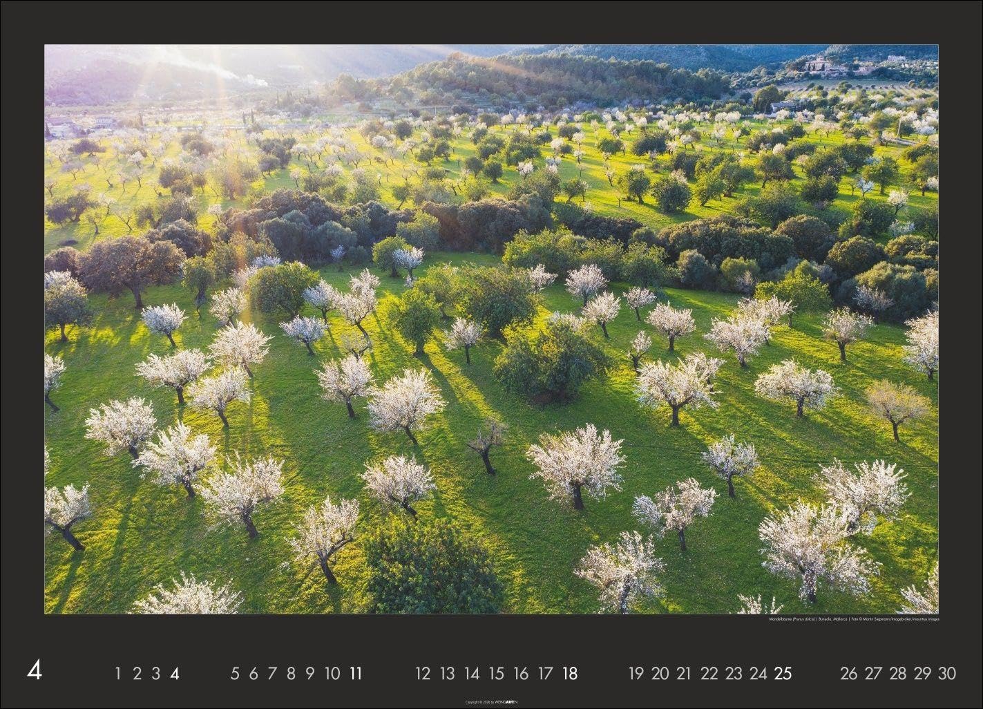 Die Erde von oben Kalender 2027: Großer Foto-Wandkalender XXL. Landschaften-Kalender 2027 mit atemberaubenden Fotos aus der Vogelperspektive. 68 x 49 cm. Querformat.
