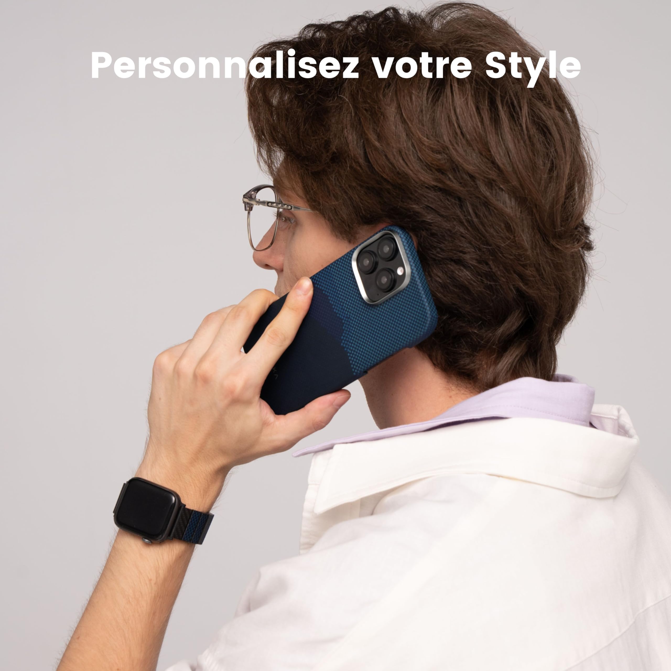 Coque magnétique pour iPhone 17, compatible MagSafe, dos