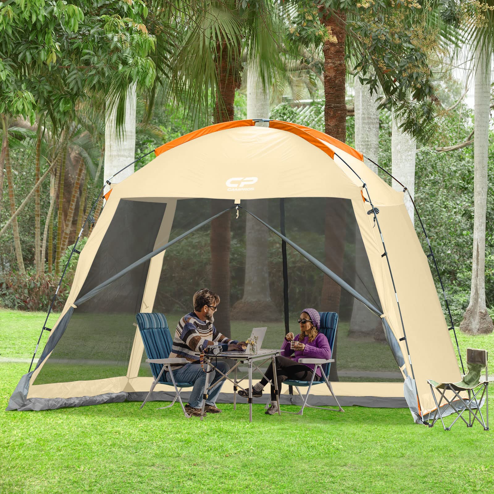 Amazon.com: CAMPROS CP Screen House Room with 1 Side Wind/Sun
