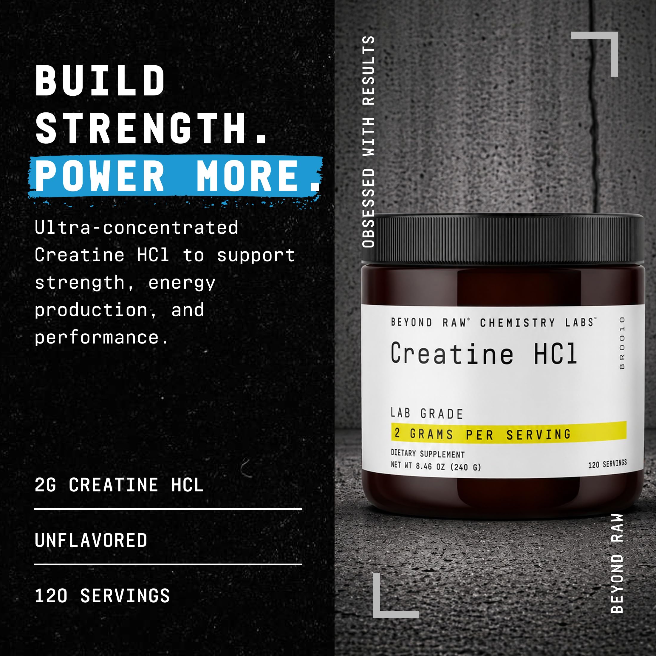 BEYOND RAW GNC Science-Backed Creatine HCl Powder, Lab Grade, 120 Servings — Amazon image 2