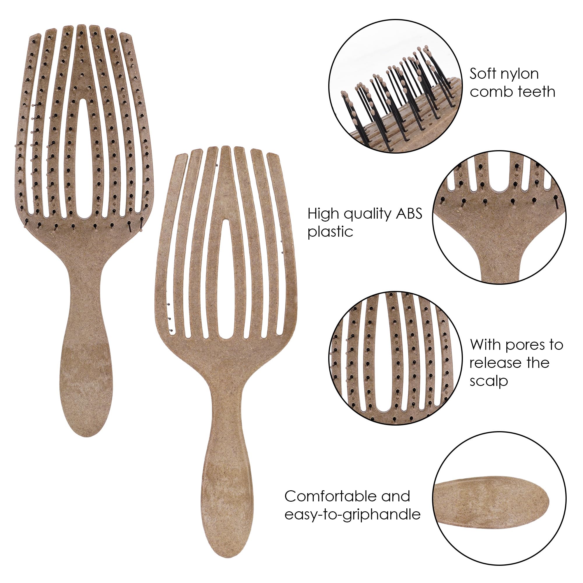 DODAMOUR Detangling Hair Brush - Image 3