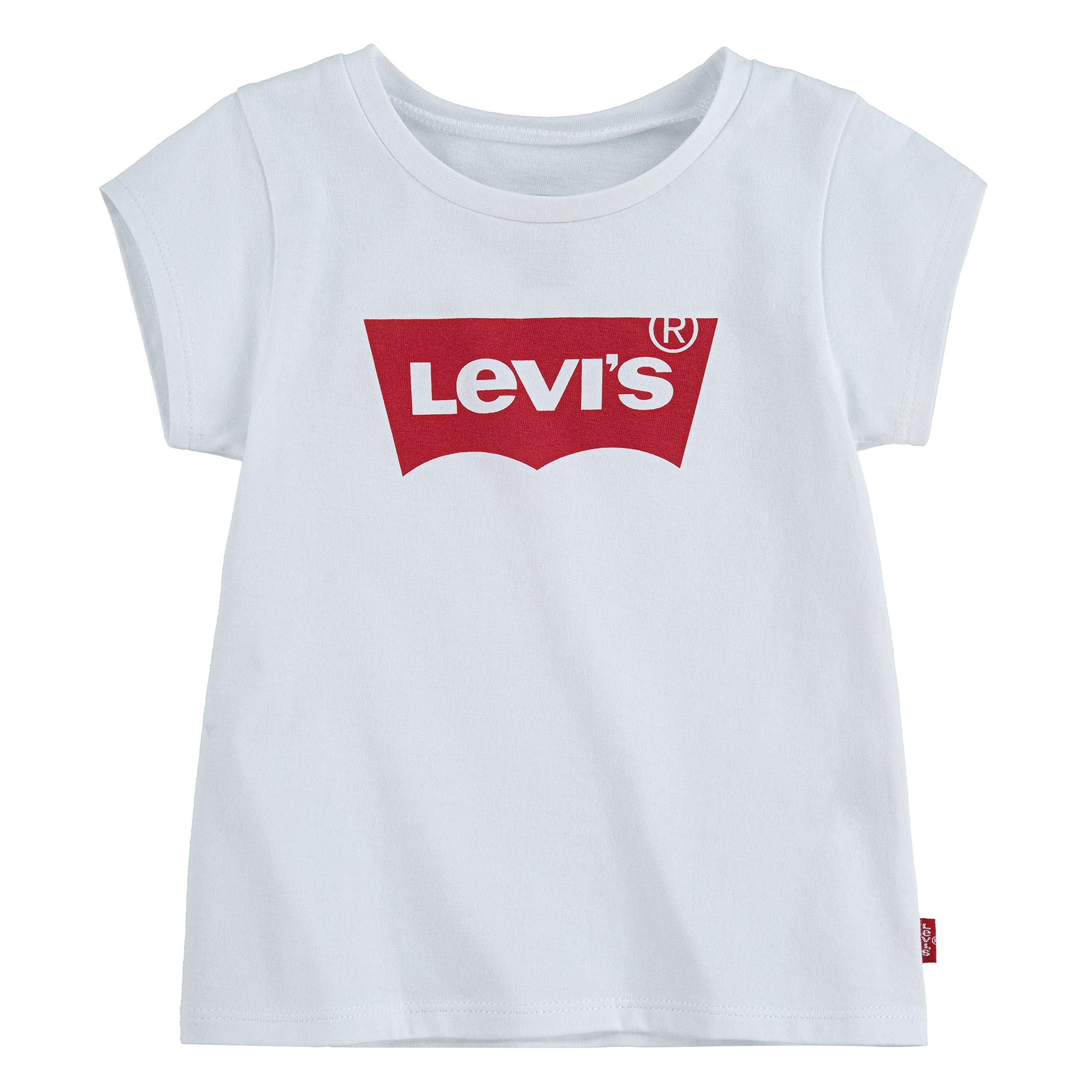 Levi's Red / White Kids Ss Batwing A Line Tee Baby_girls,, 18 Months