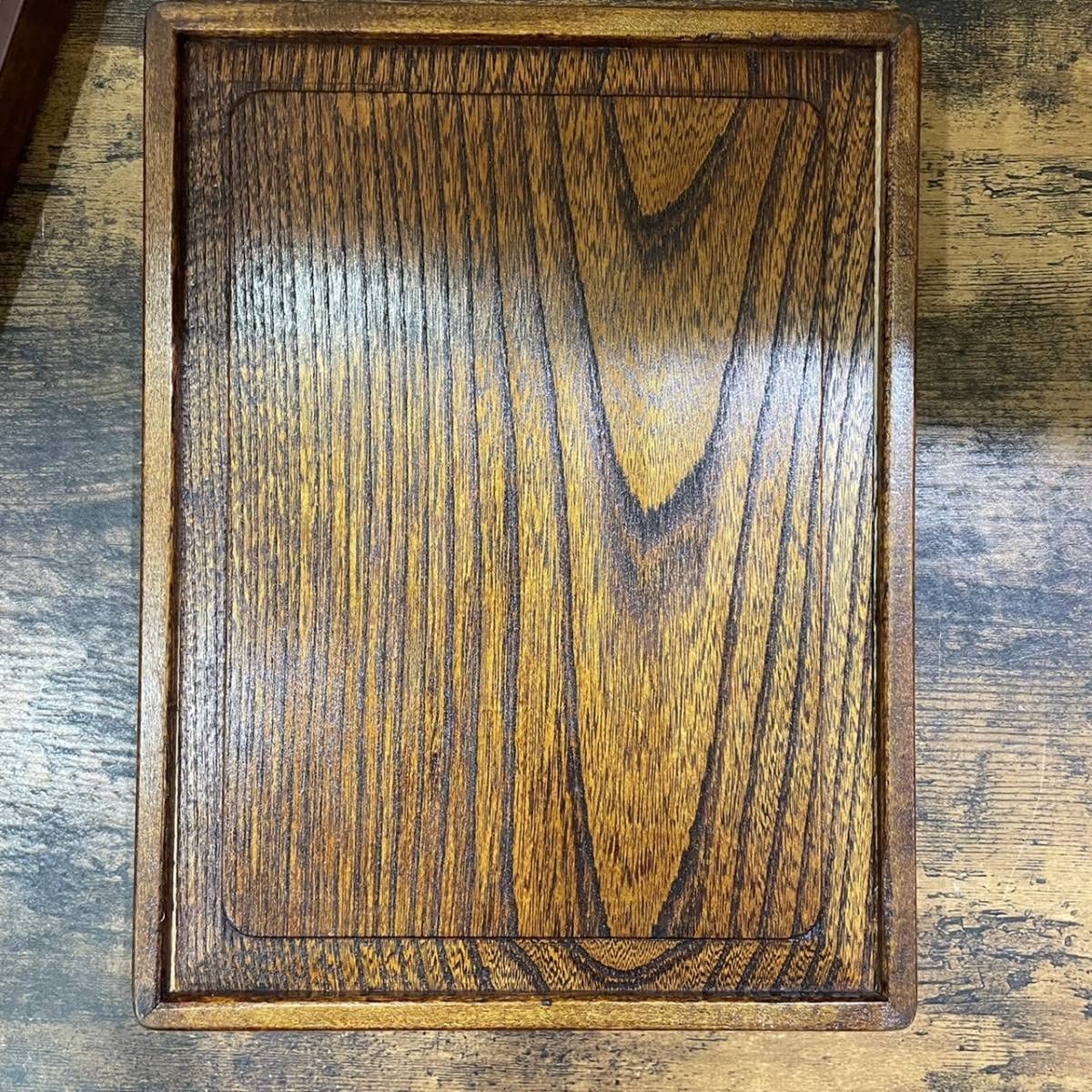 Amazon.co.jp: 神原廣周 香川 漆芸 讃岐彫 水仙 道具入れ 木彫