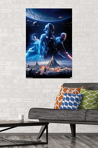 Miniatura 2 de Trends International Star Wars Battlefront - Póster artístico de pared de 2 teclas, 22.375 x 34 pulgadas, versión premium sin marco