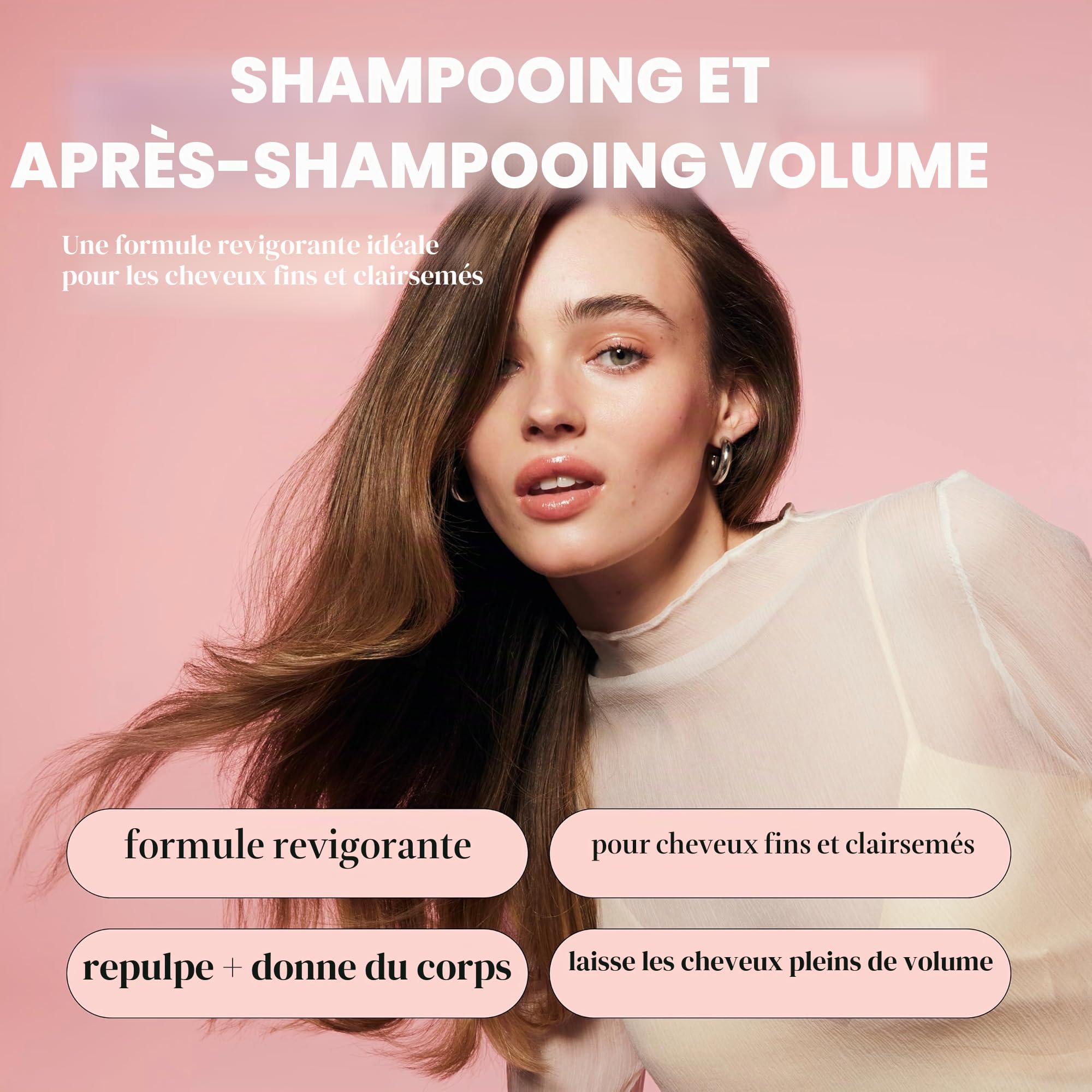 MONDAY-AMAZON Volume Double Pack 355 ml (1 shampooing, 1 après-shampooing)