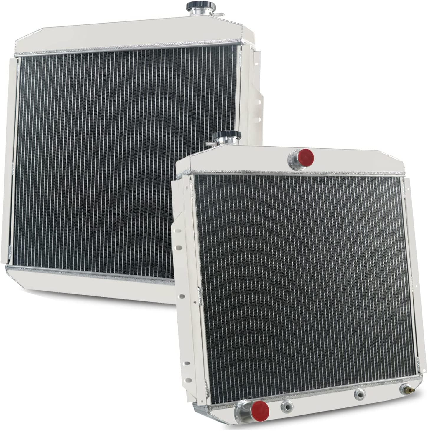 Aluminum Radiator for 1953-1956 1954 1955 Ford F350 F250 F100 Pickup Truck V8 3 Row Radiators Radiador 53 54 55 56