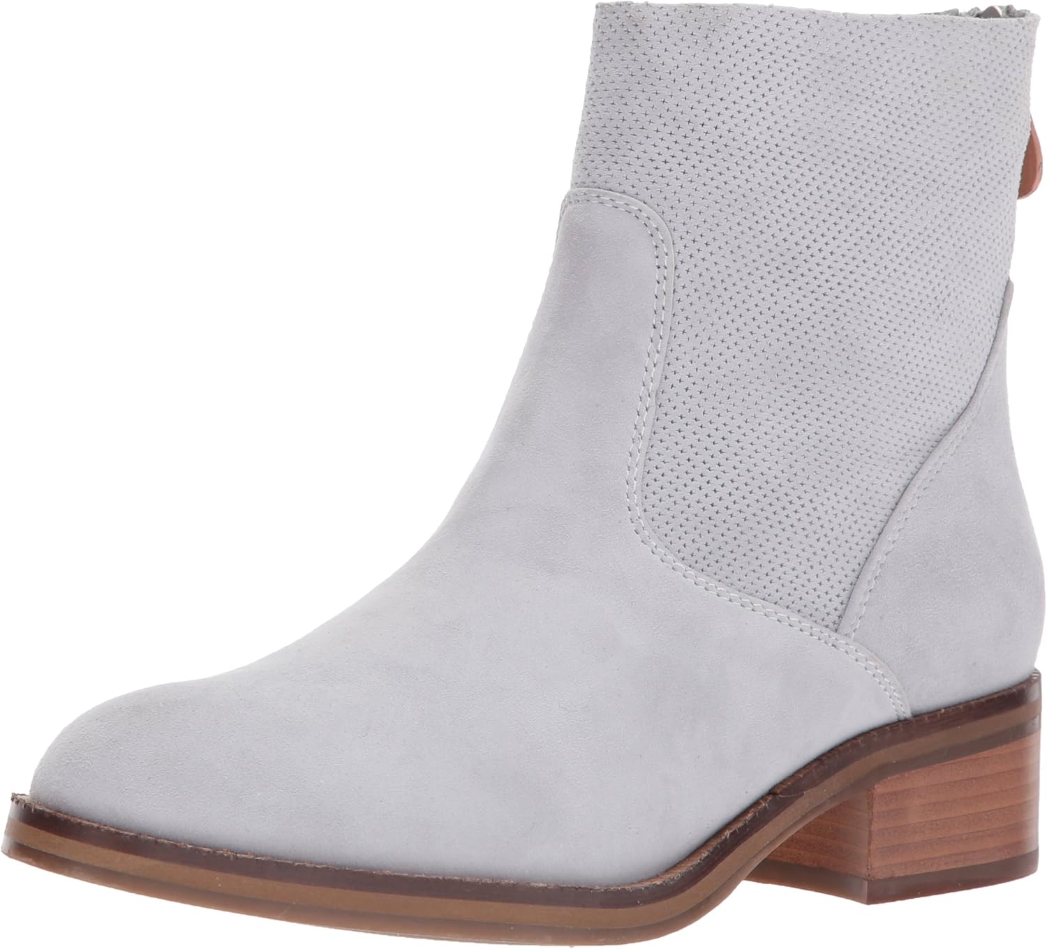 Gentle Souls by Kenneth Cole Women's Parker Bootie with Textured Unlined Shaft Ankle Boot, Winter Blue, 8 Medium US
