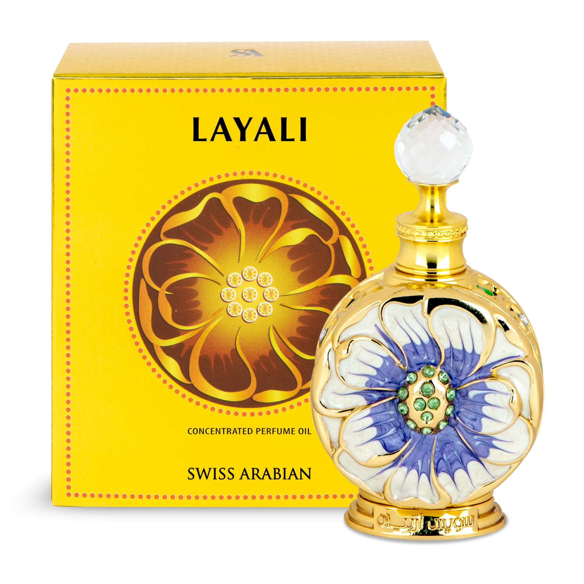 Swiss Arabian Layali - Luxury Products from Dubai - Long Lasting, Addictive Personal EDP Spray Fragrance - Seductive Signature Aroma - 1.7 oz