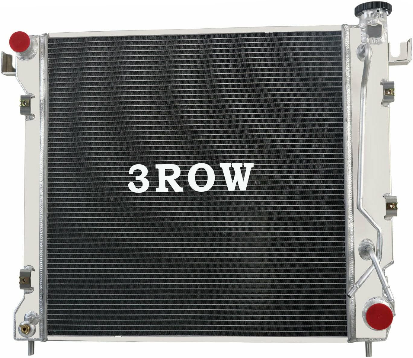 ALLOYWORKS 3 Row All Aluminum Radiator For 1997 1998 1999 2000 Dodge Dakota / 1998-2000 Durango 3.9L 5.2L V6 V8