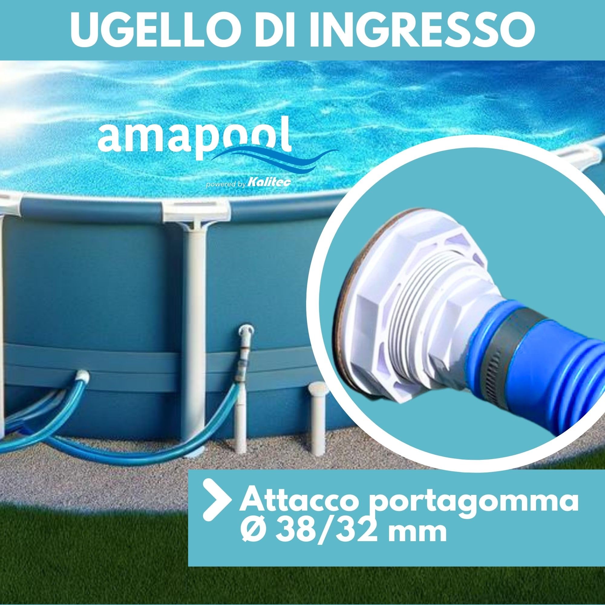 Tubo flessibile per piscina 38mm vidaXL | Leroy Merlin