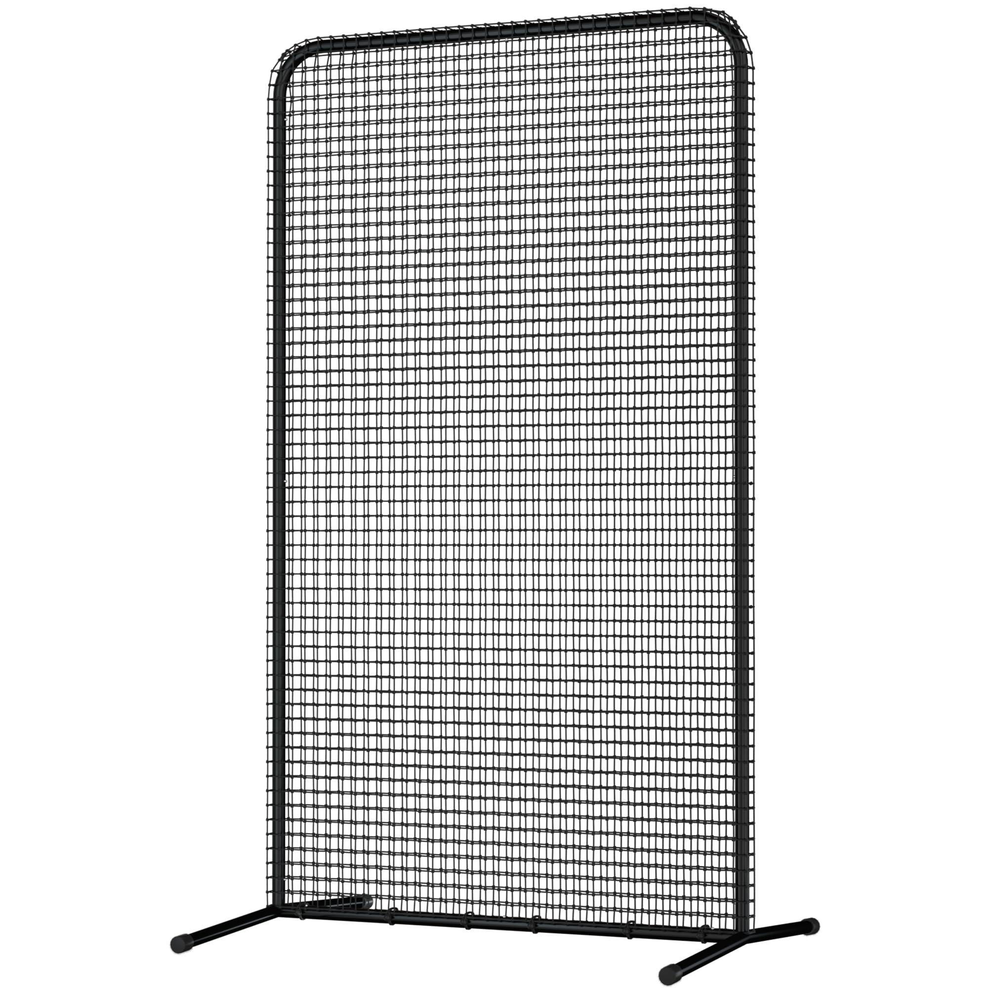 MR Professional Baseball Pitching Screen 7x4FT, Baseball Softball Portable Batting Screen, Protective Pitcher Safety Net