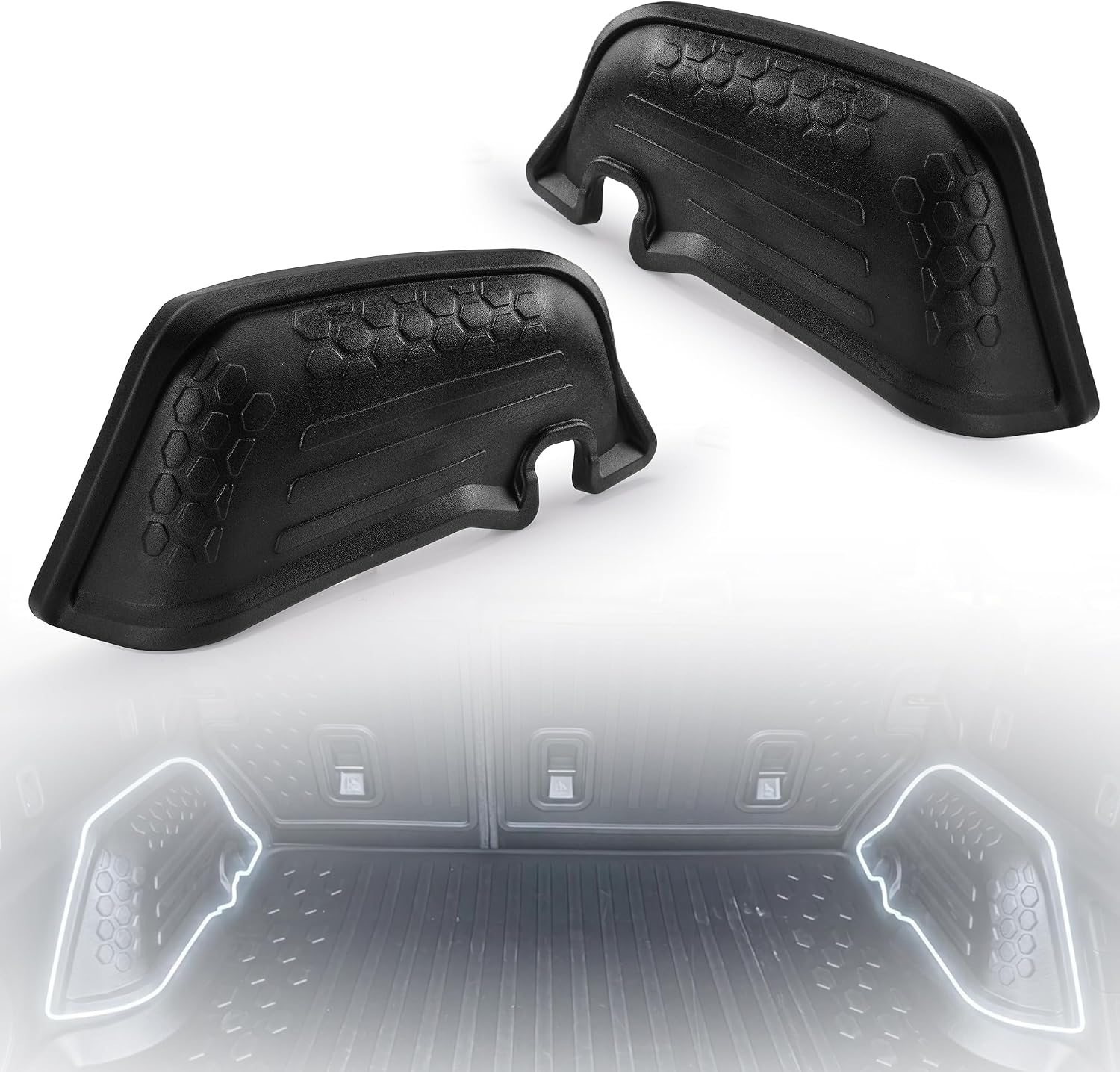 2 Pcs Cargo Side Protectors Compatible with Subaru Outback 2020–2025,Heavy Duty Rubber Trunk Side Wall Mats, Precision Fit Interior Liner, Replaces# J501SAN260
