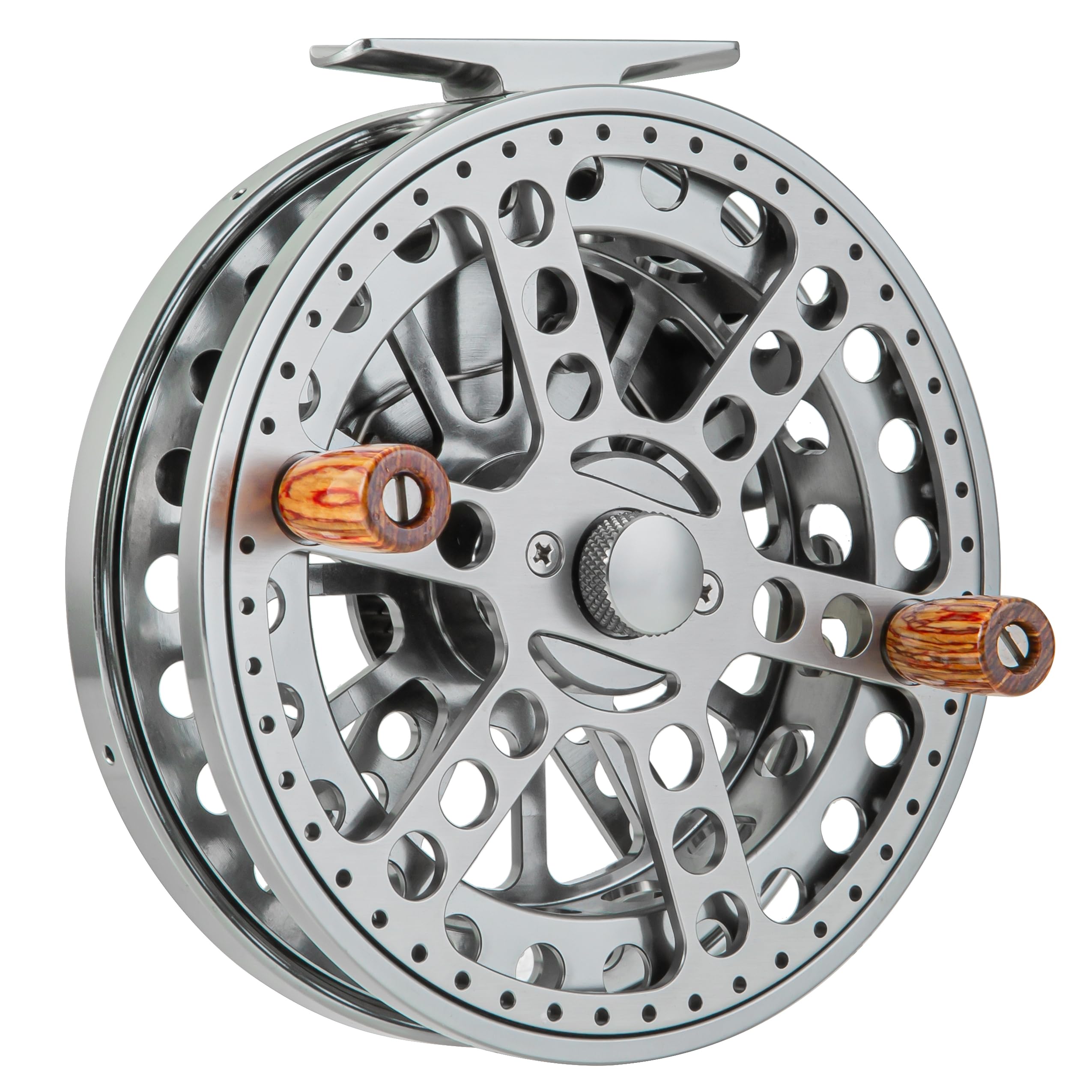 Centerpin Float Fishing Reel, 120mm, 4.75 Inch Diameter, Free-Spinning Spool, Trotting, CNC Machined Aluminum, Steelhead, Trout and Salmon