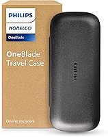 Philips Norelco OneBlade Travel Case, Protect Your Handle and Blade, Compatible with QP27XX, QP28XX and QP6XXX, Model QP401/90, Black