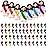 Bememo 50 Pcs Mini Jesus Figures Jesus Loves You Christ Toys Little Christ Figures to Hide and Seek Sunday School Religious Party Favors Gift (Rainbow Colors)