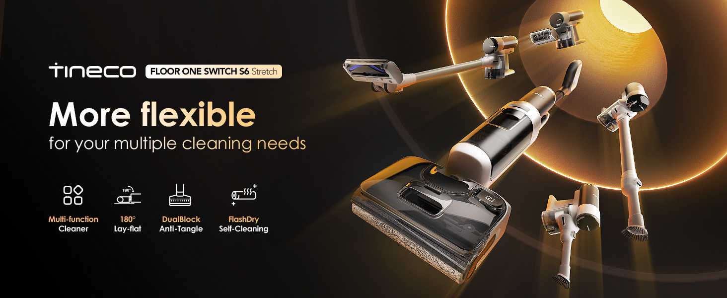 Tineco Floor One Switch S6 本体 Tineco FLOOR ONE SWITCH S6 Stretch Wet Dry Vacuum Cleaner - Tineco US