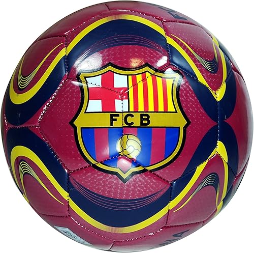 Balón de fútbol con licencia oficial del FC Barcelona, tamaño 5-06-2