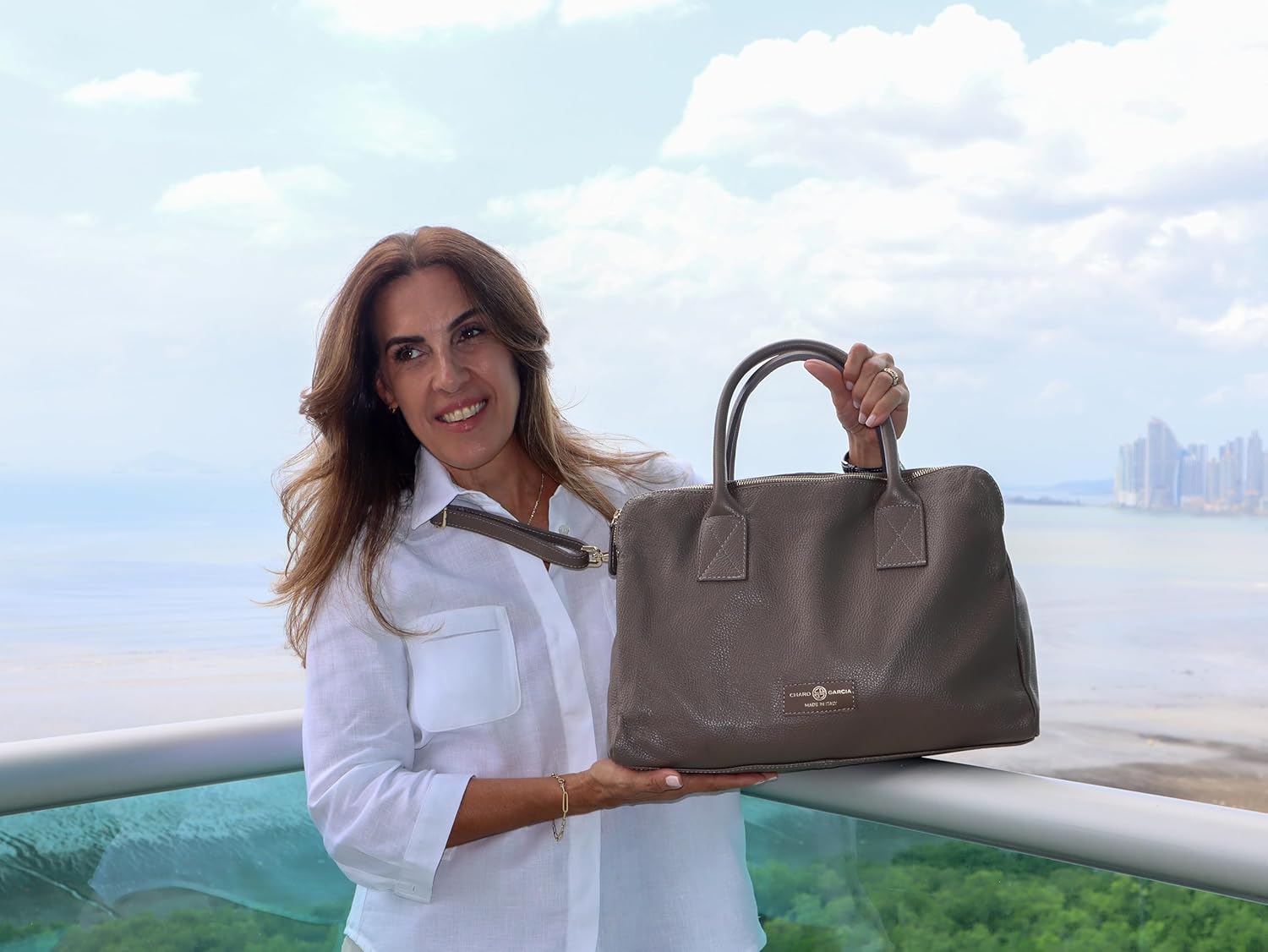 Premium Italian Leather Handmade in Florence, Italy. Satchel Shoulder Bags for Women with Full-Grain Leather Made in Italy