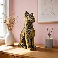 Vista 8 de Estatua de búho para decoración de jardín, resina impermeable para Halloween, interior, exterior, césped, patio, oficina, sala de estar, decoración