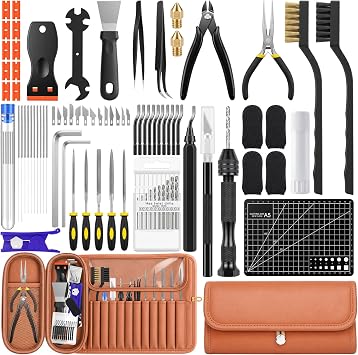74Pcs 3D Printer Tools & Accessories Kit for All 3D Printer