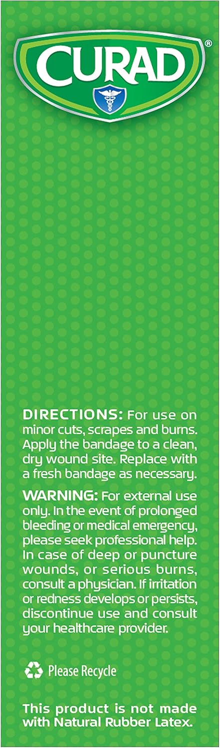 Curad QuickStop Bleeding Control Flexible 34" x 2.83", Fabric Bandages, CUR5243, 30 Count