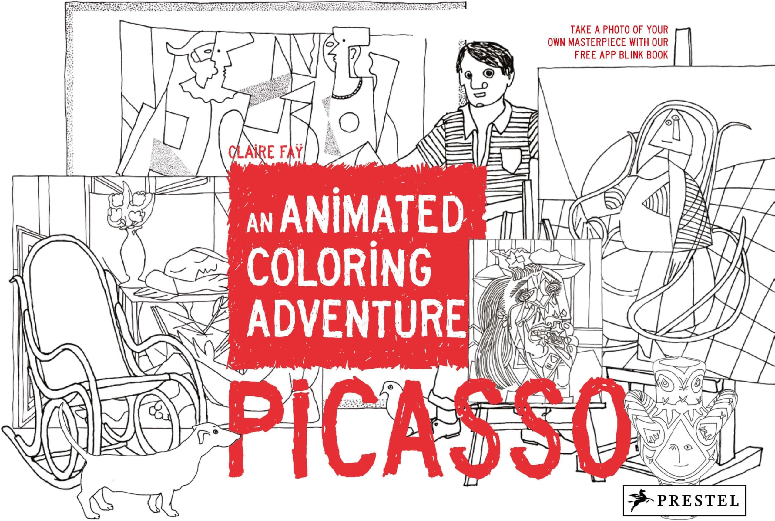 Picasso: An Animated Coloring Adventure Paperback โ February 5, 2019