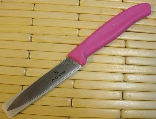 Vista 5 de Victorinox Swiss Classic - Cuchillo de pelar con borde recto (3.25 pulgadas), Dentado Negro