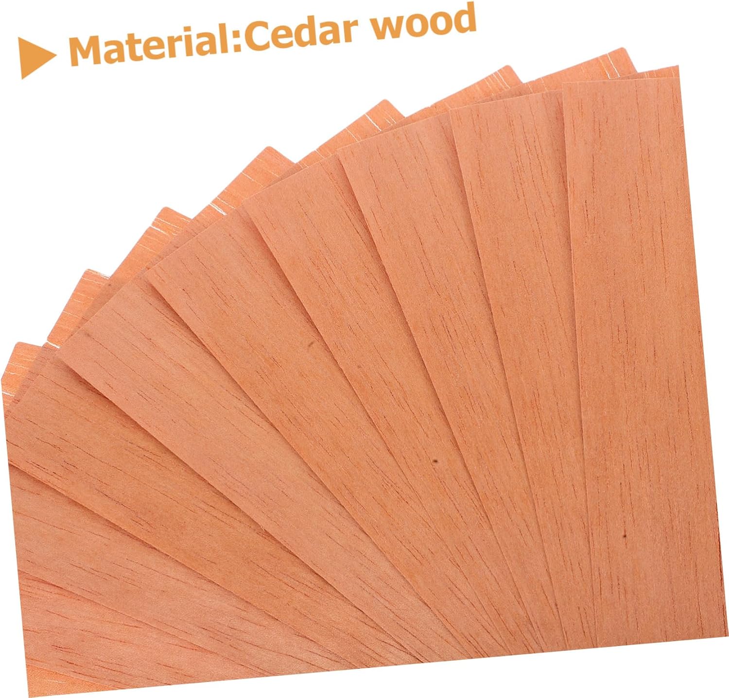 SAFIGLE 40pcs Cedar Sheets for Humidor Accessories Cedar Slices Moisturizing Chips for Enhanced Flavor and Boxes