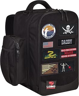 FIGHTSENSE Cornhole backpack for bags, Holds Up to 24 bags, Cornhole Carrying Case for Bags with Multiple Pockets