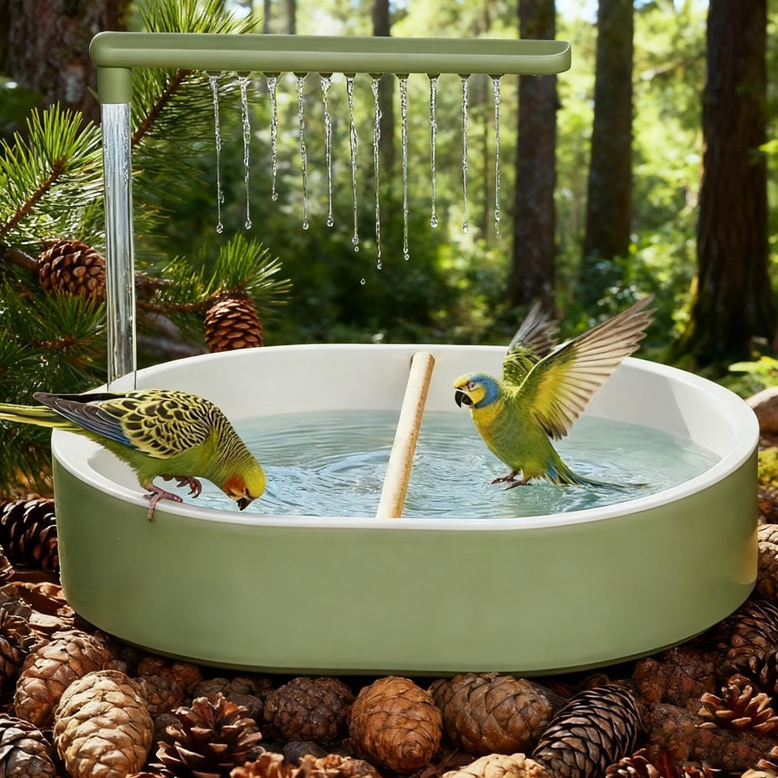 Douche À Oiseaux Bassin De Baignade À Eau Courante