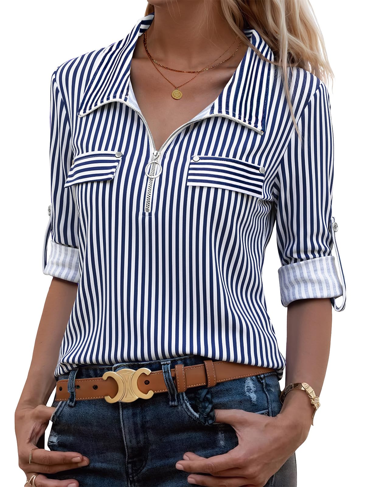 Bulotus 3/4 Sleeve Knit Top
