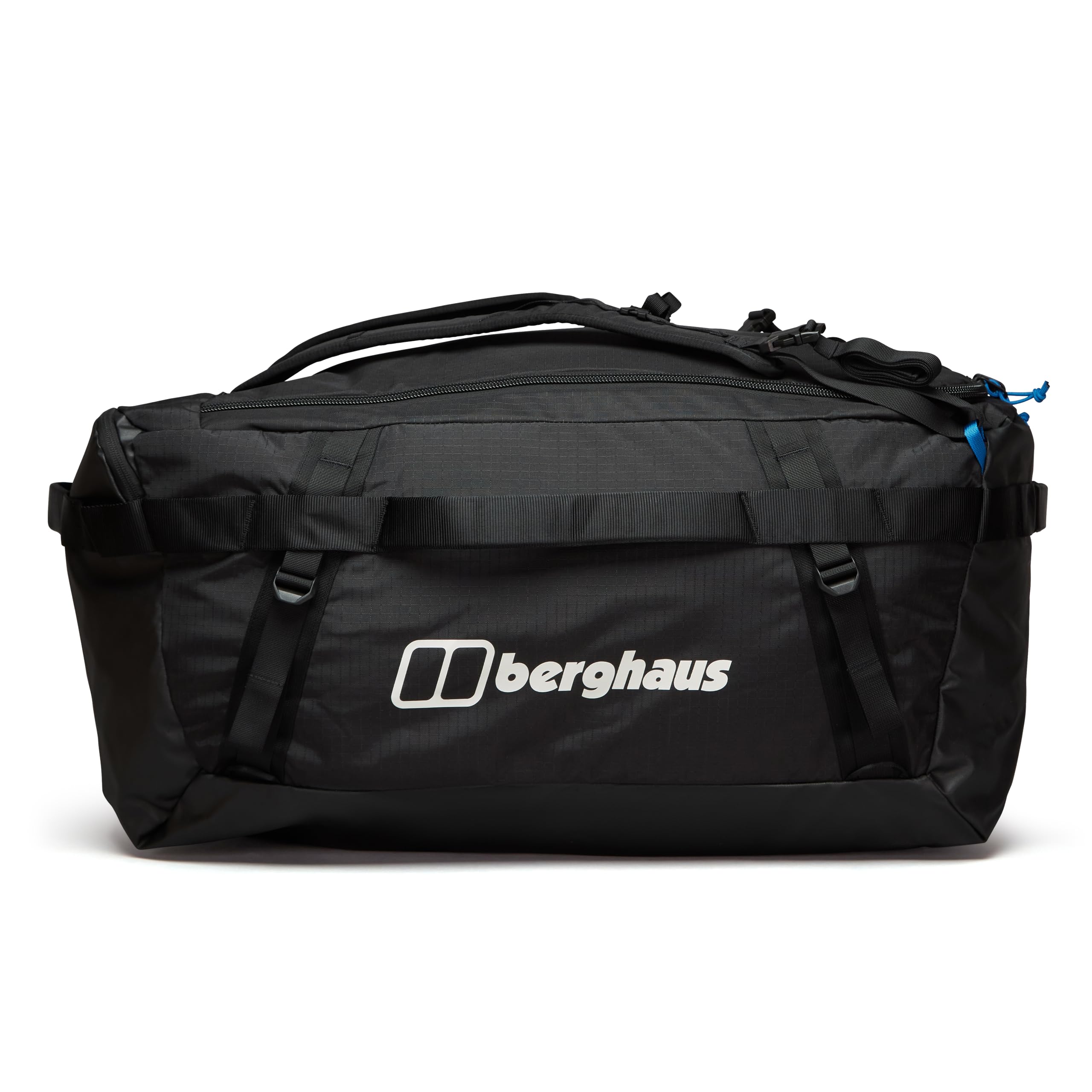 Berghaus Unisex Xodus Travel Holdall 100l Bag | Durable | Shoulder Straps Travel Holdall, Black/Black, One Size