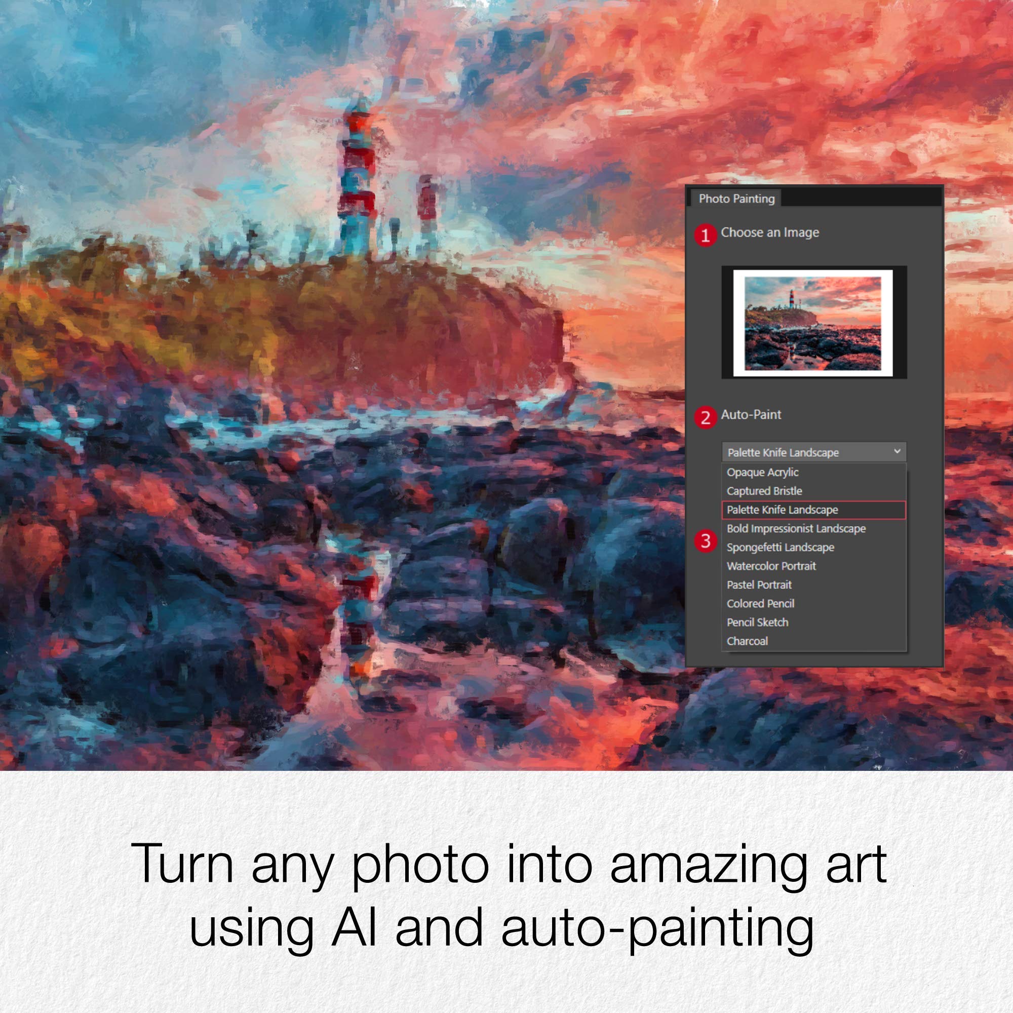 Corel Painter Essentials 8 | Logiciel de peinture numérique pour débutants | Dessin et art photo [Carte clé PC/Mac]