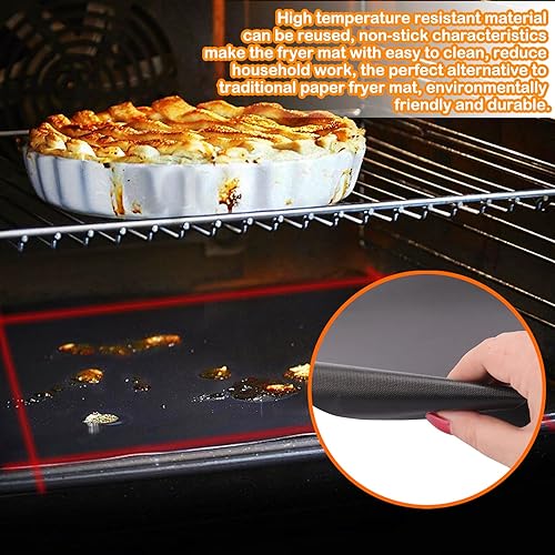 Miniatura 3 de Palksky Forros para horno para freidora de aire, 4 unidades compatibles con Ninja Foodi SP101 SP201 SP301, alfombrilla antiadherente para horno