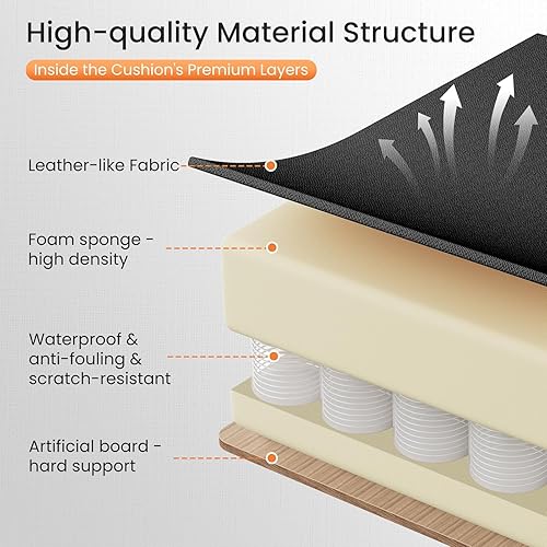 Miniatura 4 de edx Silla de juegos para computadora, silla de escritorio ergonómica de respaldo alto, altura ajustable con reposapiés, soporte lumbar,