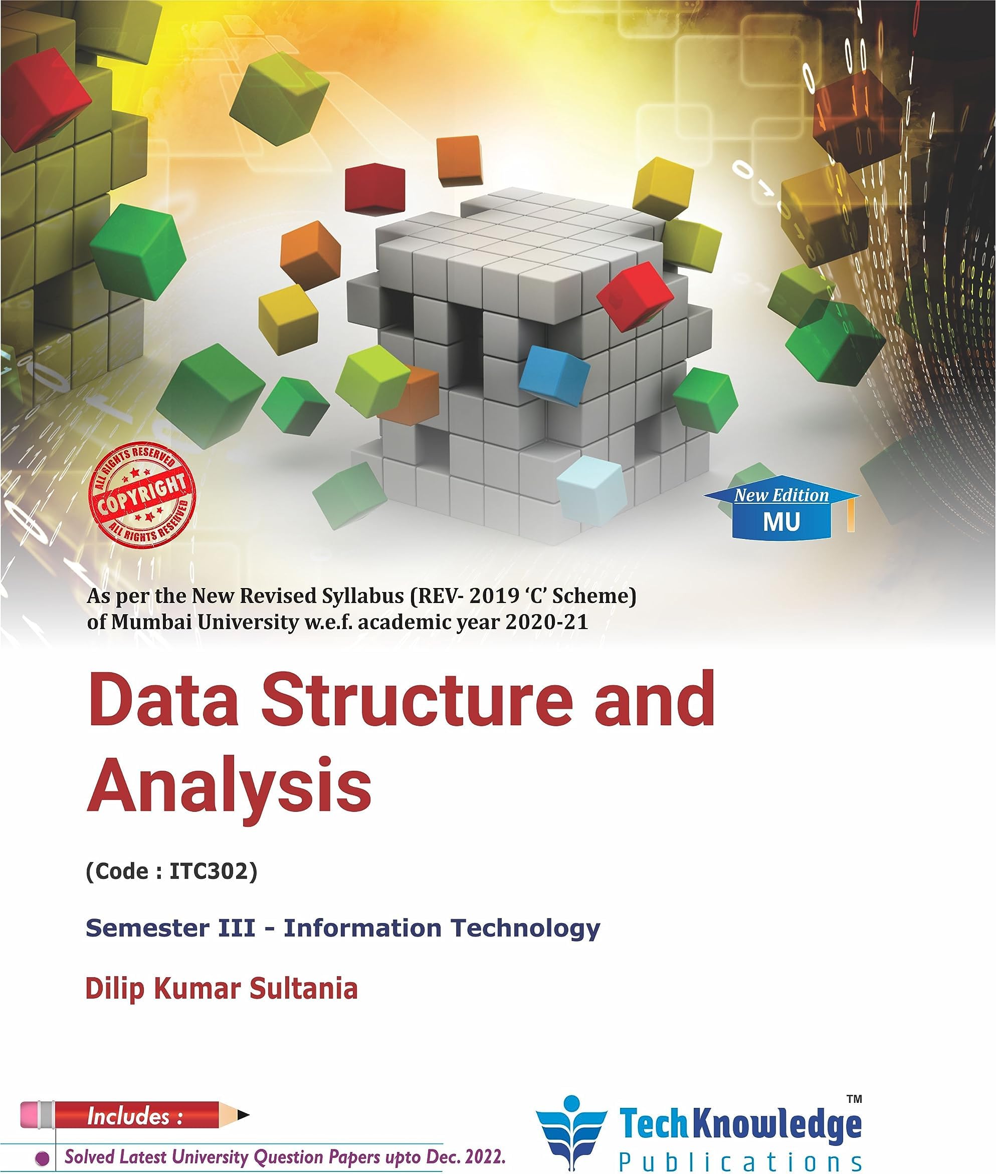 Data Structure and Analysis (MU) For B.E. IT Engineering Sem 3 Mumbai University