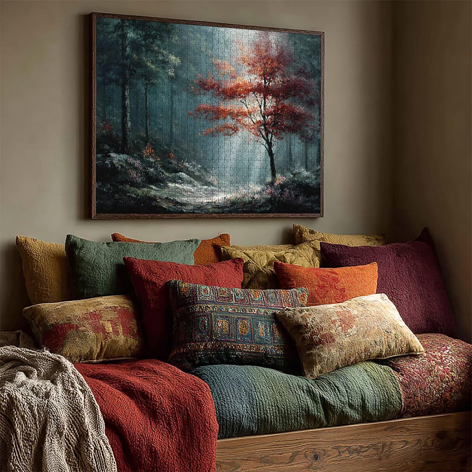 Arbre Puzzle 2000 pièces Adultes, Puzzle Bois 99x70cm, Adultes Jeu éducatif Défi énigme avec Une Boîte d'emballage Exquise, Jeu Relaxant Détente Collection, Cadeau Fille, Decoration, (Planter) P-1634