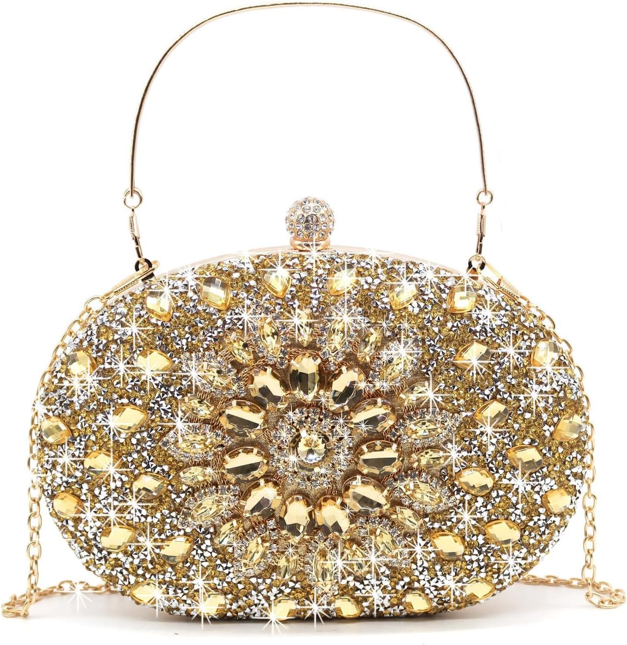 Evening Clutch Purses for Women Shoulder Bag Rhinestone Clutch Purses Luxury Handbags