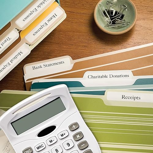 Miniatura 2 de Avery TrueBlock Etiquetas para carpetas de archivos, 23" x 3-716", 1,500 etiquetas imprimibles, blancas, permanentes (5366)