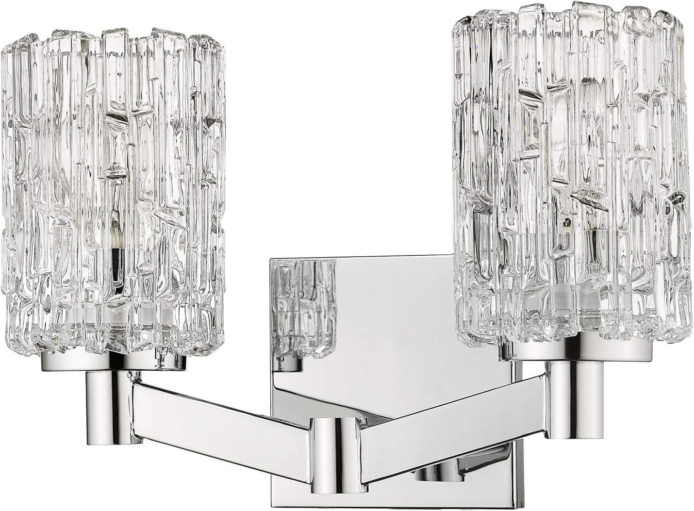 Z-Lite 2 Light Vanity 1931-2V-BN, Clear