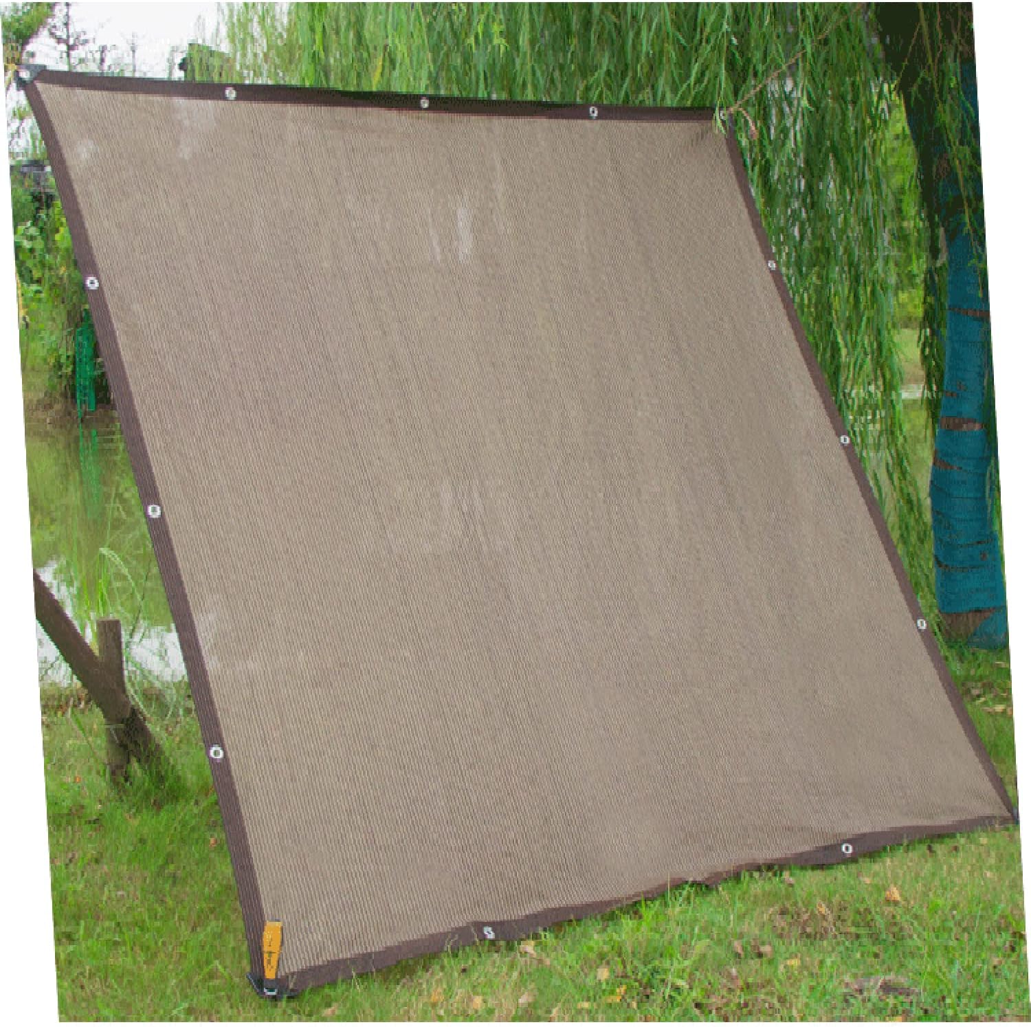 Breathable Awning,Conservatory Roof Shading net,Sunblock Shade Cloth Net,Outdoor Shade Screen,2m,3m,4m,5m,6m,7m Rectangular Shade Sail,90% UV-Resistant,2x2m(7 * 7ft)