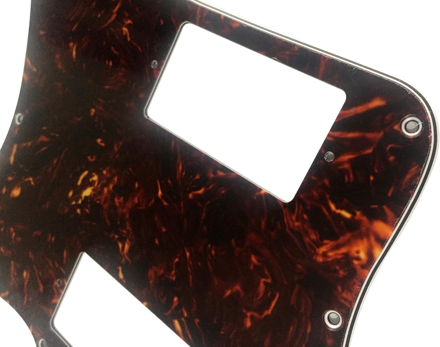 For Fender Squier Telecaster Deluxe PAF Guitar Pickguard (4 Ply Brown Tortoise)