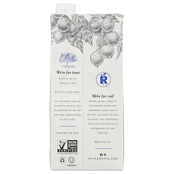 Milkadamia Milk Macadamia Original, 32 oz 2