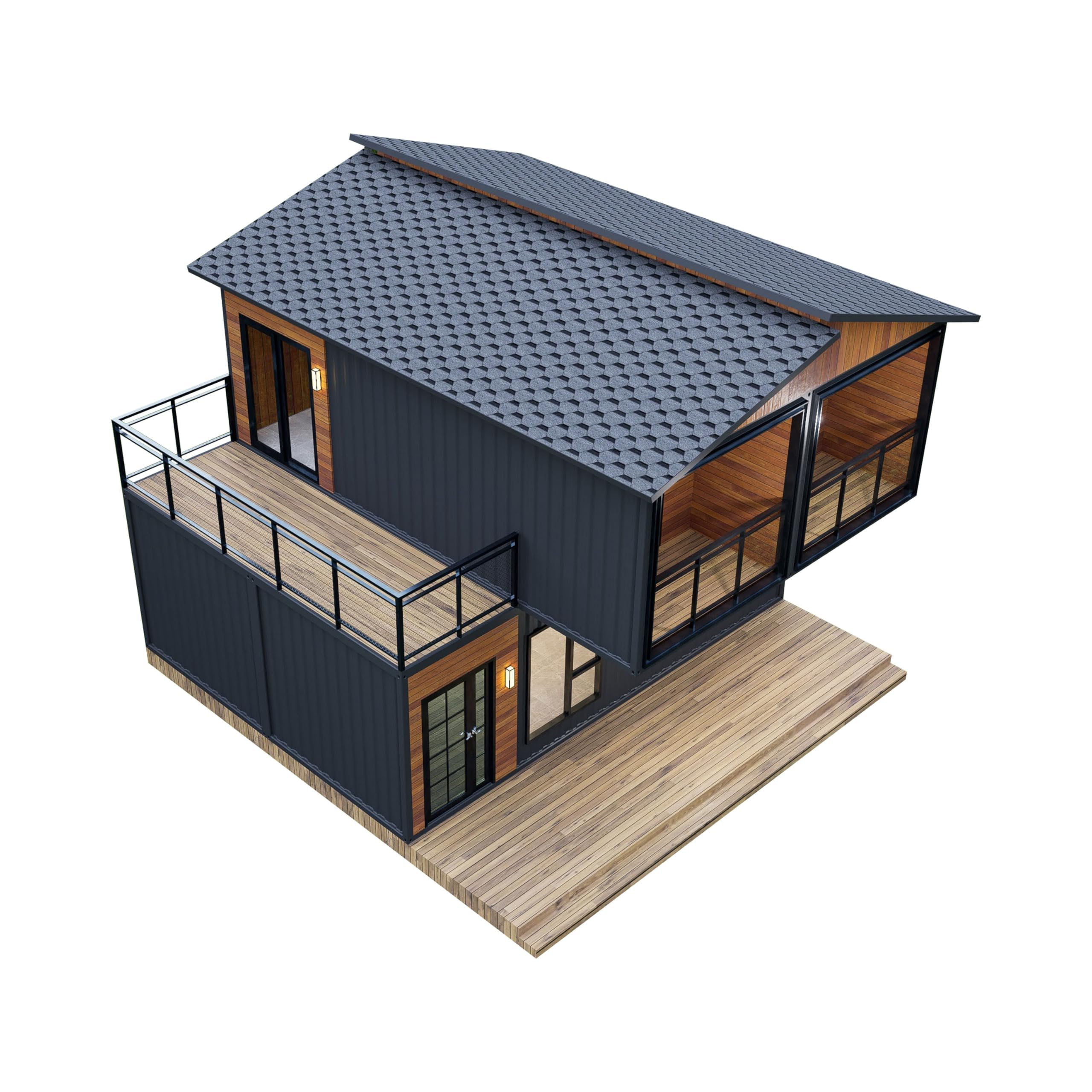 Amazon.co.jp: 2階建ての納屋の家 2024 折りたたみ式プレハブハウス