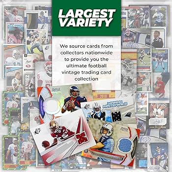 Buy NFL Football Trading Cards Mega Pack | 100 NFL Sports