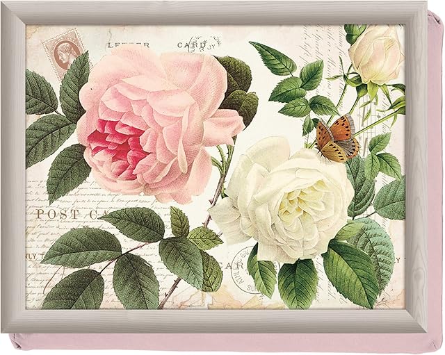 Creative Tops 5138328 Rose Garden Cushioned Lap Tray, Multicolour