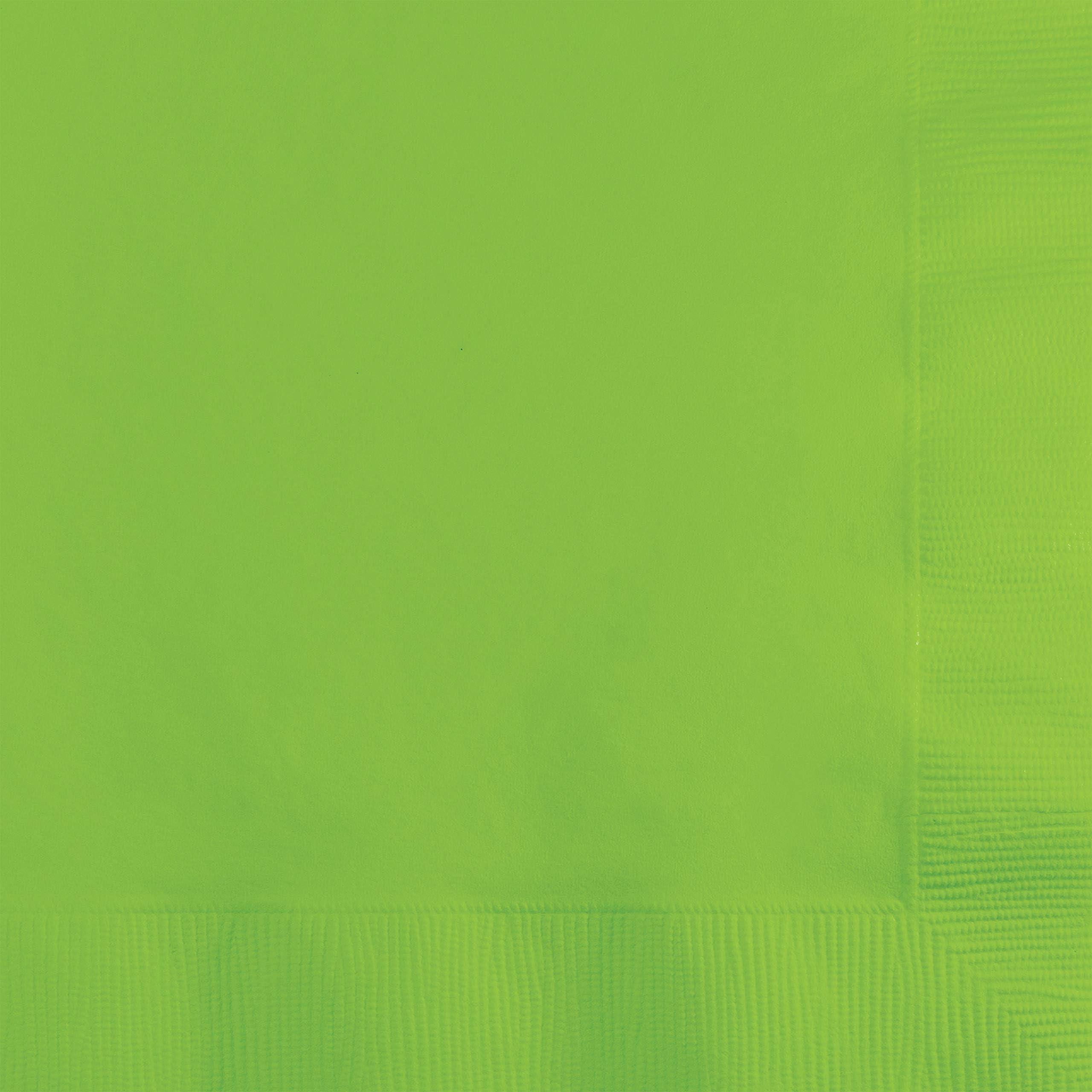 Creative Converting BEVERAGE NAPKIN, 3 PLY, One size, Fresh Lime